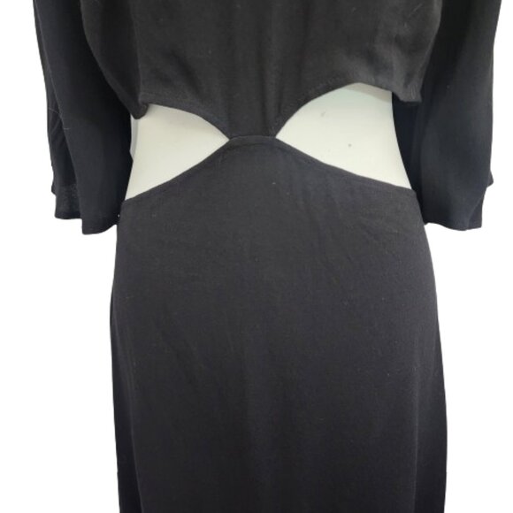Reformation Benny Cutout Crepe Midi Dress - Picture 8 of 13